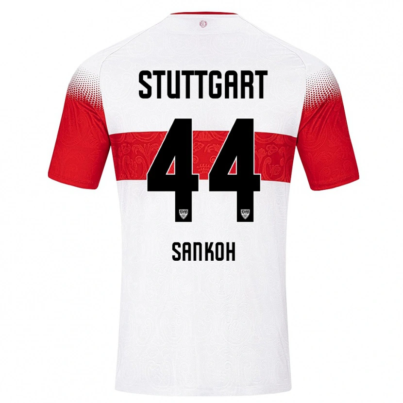 Danxen Damen Mohamed Sankoh #44 Weiß Rot Gelb Heimtrikot Trikot 2026/27 T-Shirt