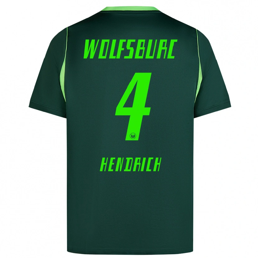Danxen Damen Kathrin Hendrich #4 Dunkelgrün Weiß Heimtrikot Trikot 2026/27 T-Shirt