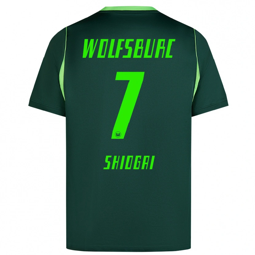 Danxen Damen Kento Shiogai #7 Dunkelgrün Weiß Heimtrikot Trikot 2026/27 T-Shirt
