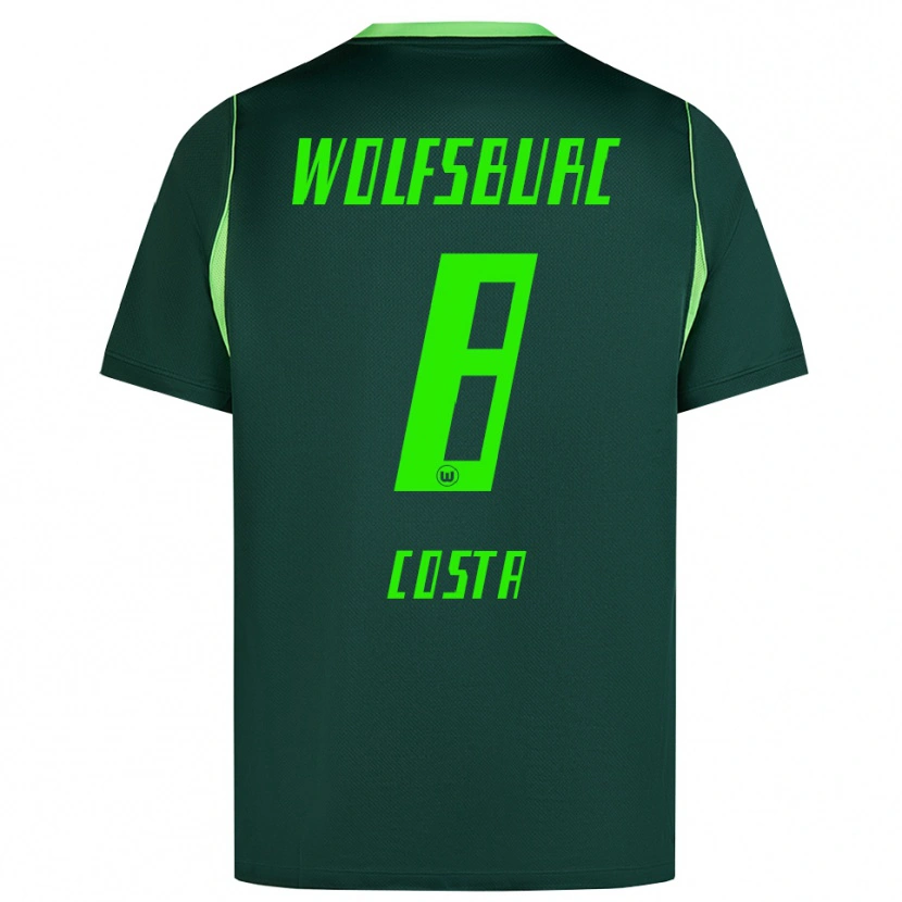 Danxen Damen Jesse Costa #8 Dunkelgrün Weiß Heimtrikot Trikot 2026/27 T-Shirt