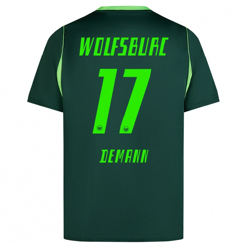 Danxen Damen Kristin Demann #17 Dunkelgrün Weiß Heimtrikot Trikot 2026/27 T-Shirt