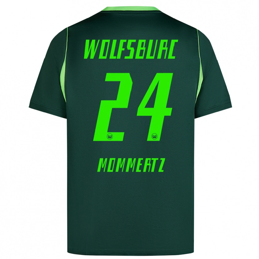 Danxen Damen Benjamin Mommertz #24 Dunkelgrün Weiß Heimtrikot Trikot 2026/27 T-Shirt
