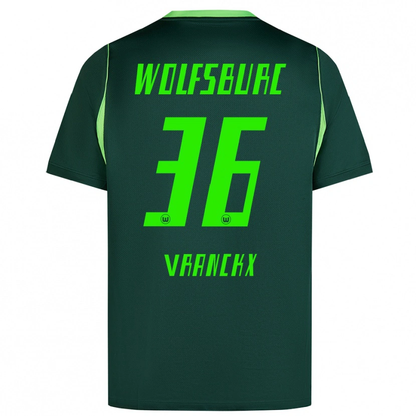 Danxen Damen Aster Vranckx #36 Dunkelgrün Weiß Heimtrikot Trikot 2026/27 T-Shirt