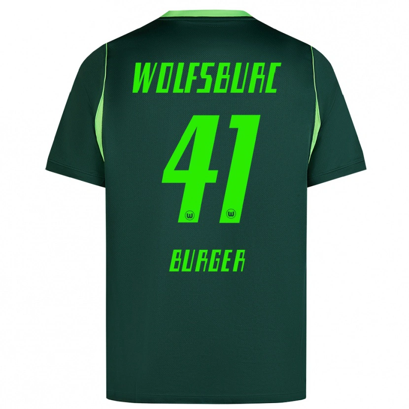 Danxen Damen Jan Bürger #41 Dunkelgrün Weiß Heimtrikot Trikot 2026/27 T-Shirt