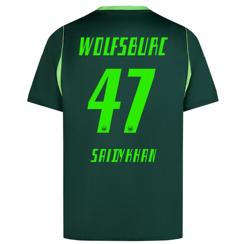 Danxen Damen Ibrahim Saidykhan #47 Dunkelgrün Weiß Heimtrikot Trikot 2026/27 T-Shirt