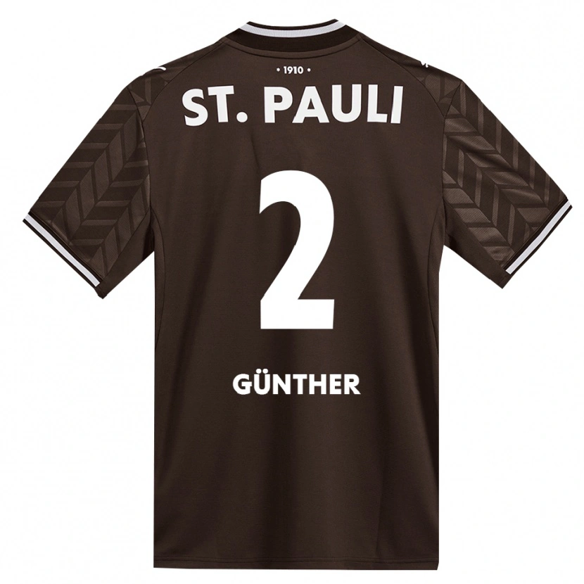 Danxen Damen Luca Günther #2 Kaffee Weiß Heimtrikot Trikot 2026/27 T-Shirt