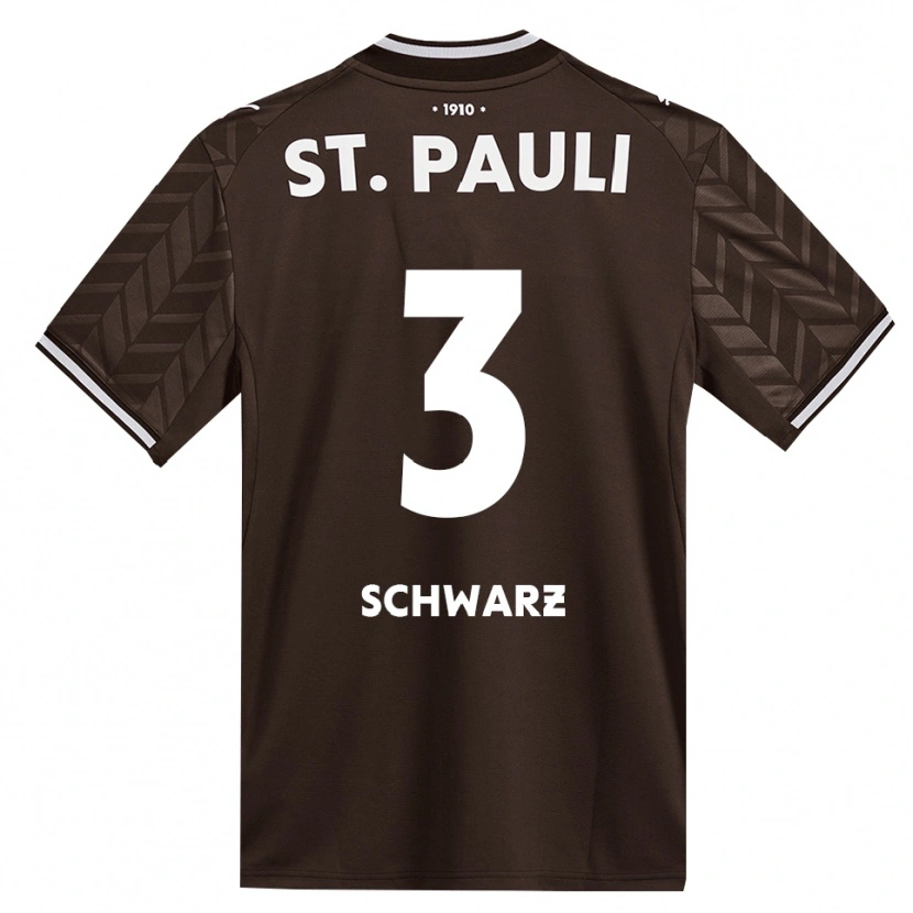 Danxen Damen Jannick Schwarz #3 Kaffee Weiß Heimtrikot Trikot 2026/27 T-Shirt