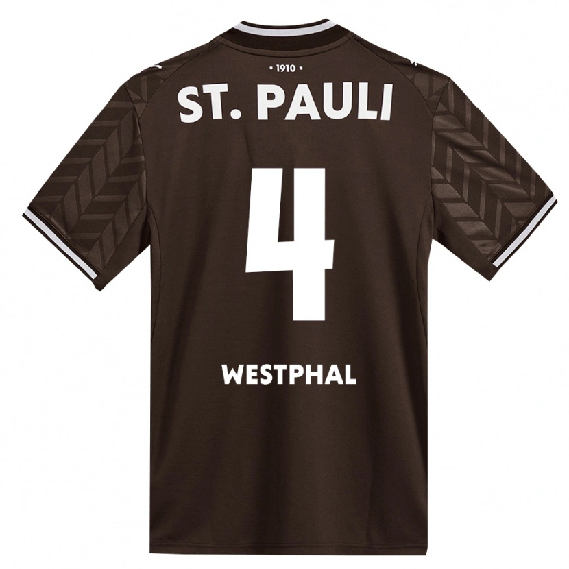 Danxen Damen Jannik Westphal #4 Kaffee Weiß Heimtrikot Trikot 2026/27 T-Shirt