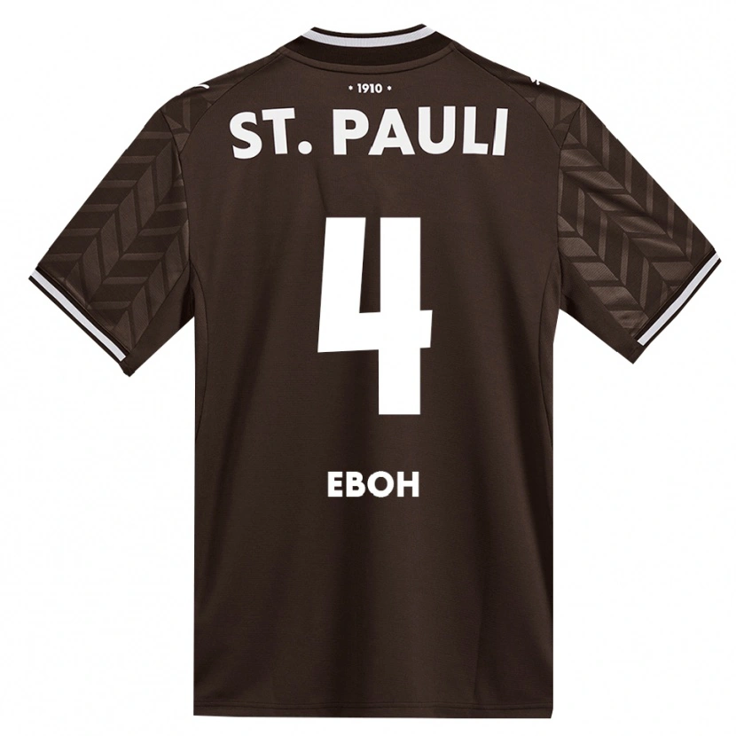 Danxen Damen Emmanuel Eboh #4 Kaffee Weiß Heimtrikot Trikot 2026/27 T-Shirt