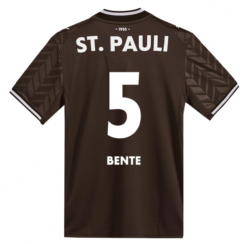Danxen Damen Joris Bente #5 Kaffee Weiß Heimtrikot Trikot 2026/27 T-Shirt