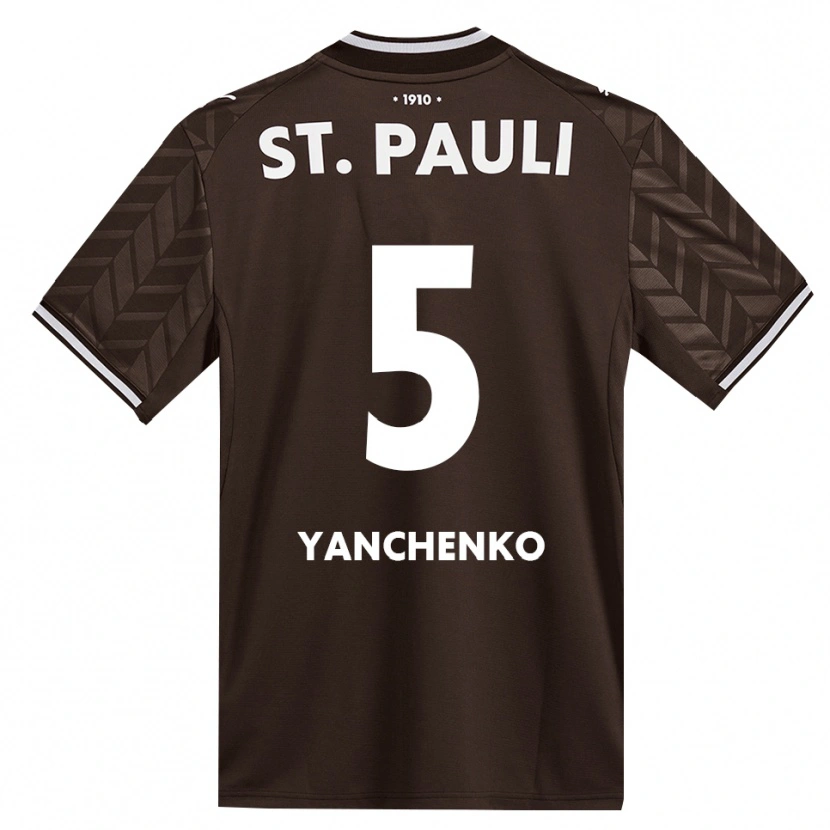 Danxen Damen Alla Yanchenko #5 Kaffee Weiß Heimtrikot Trikot 2026/27 T-Shirt