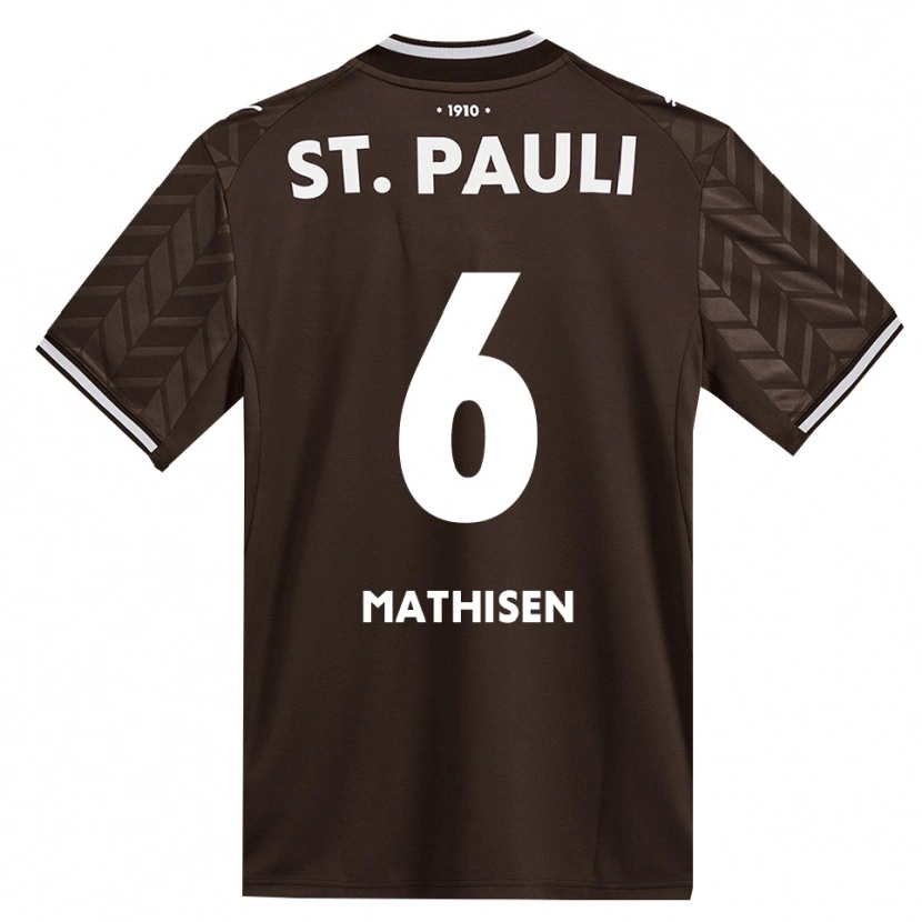 Danxen Damen Marcus Mathisen #6 Kaffee Weiß Heimtrikot Trikot 2026/27 T-Shirt