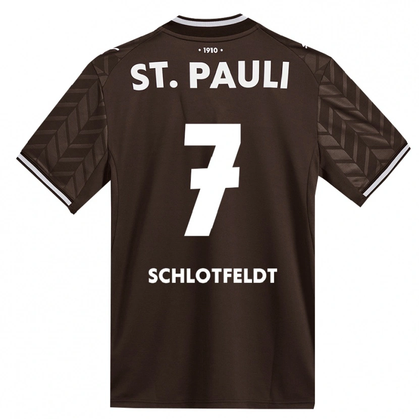 Danxen Damen Tim Schlotfeldt #7 Kaffee Weiß Heimtrikot Trikot 2026/27 T-Shirt