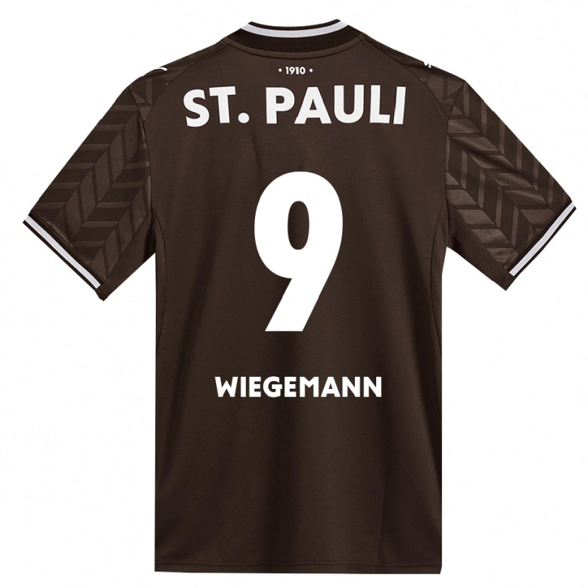 Danxen Damen Mats Wiegemann #9 Kaffee Weiß Heimtrikot Trikot 2026/27 T-Shirt