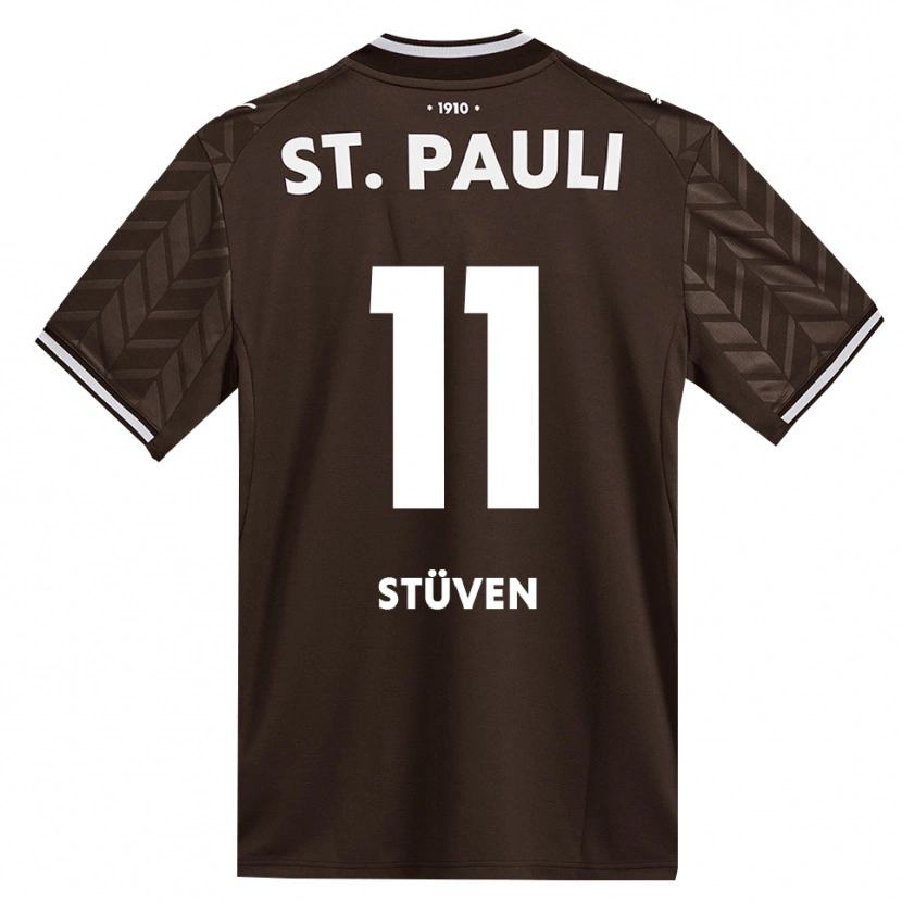 Danxen Damen Max Stüven #11 Kaffee Weiß Heimtrikot Trikot 2026/27 T-Shirt