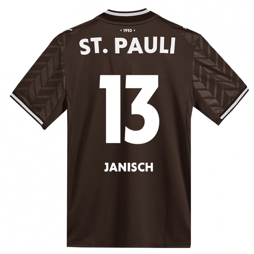 Danxen Damen August Janisch #13 Kaffee Weiß Heimtrikot Trikot 2026/27 T-Shirt