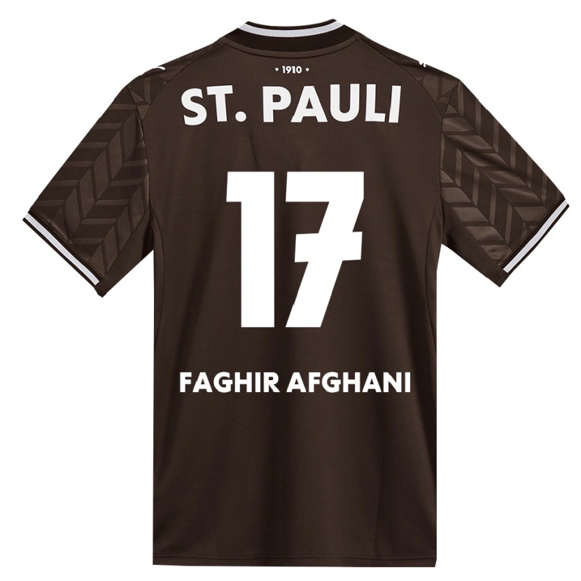 Danxen Damen Younan Faghir Afghani #17 Kaffee Weiß Heimtrikot Trikot 2026/27 T-Shirt