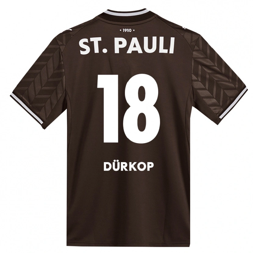 Danxen Damen Paul Dürkop #18 Kaffee Weiß Heimtrikot Trikot 2026/27 T-Shirt