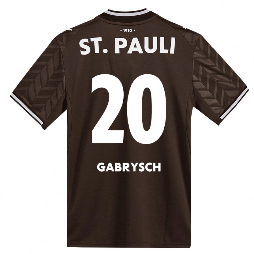 Danxen Damen David Gabrysch #20 Kaffee Weiß Heimtrikot Trikot 2026/27 T-Shirt