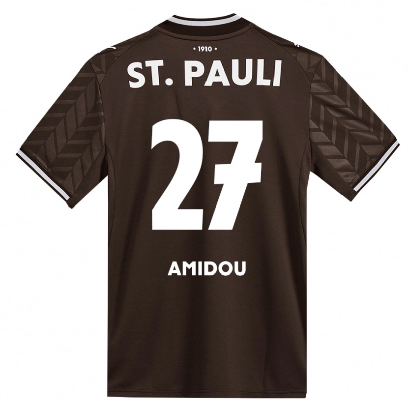 Danxen Damen Amir Amidou #27 Kaffee Weiß Heimtrikot Trikot 2026/27 T-Shirt