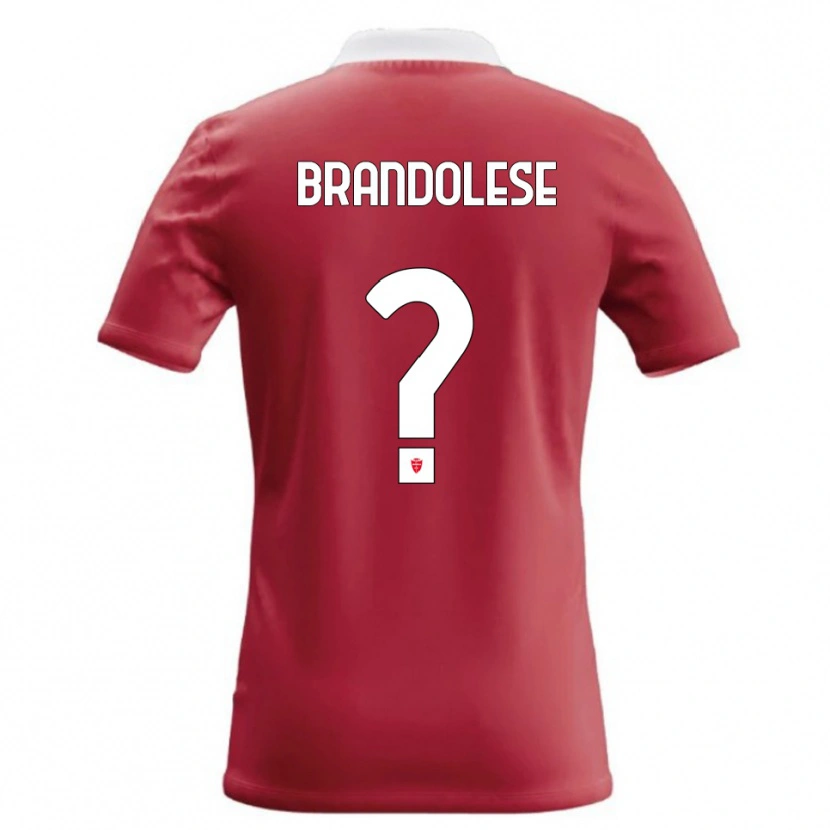 Danxen Damen Benedetto Brandolese #0 Rot Weiß Heimtrikot Trikot 2026/27 T-Shirt