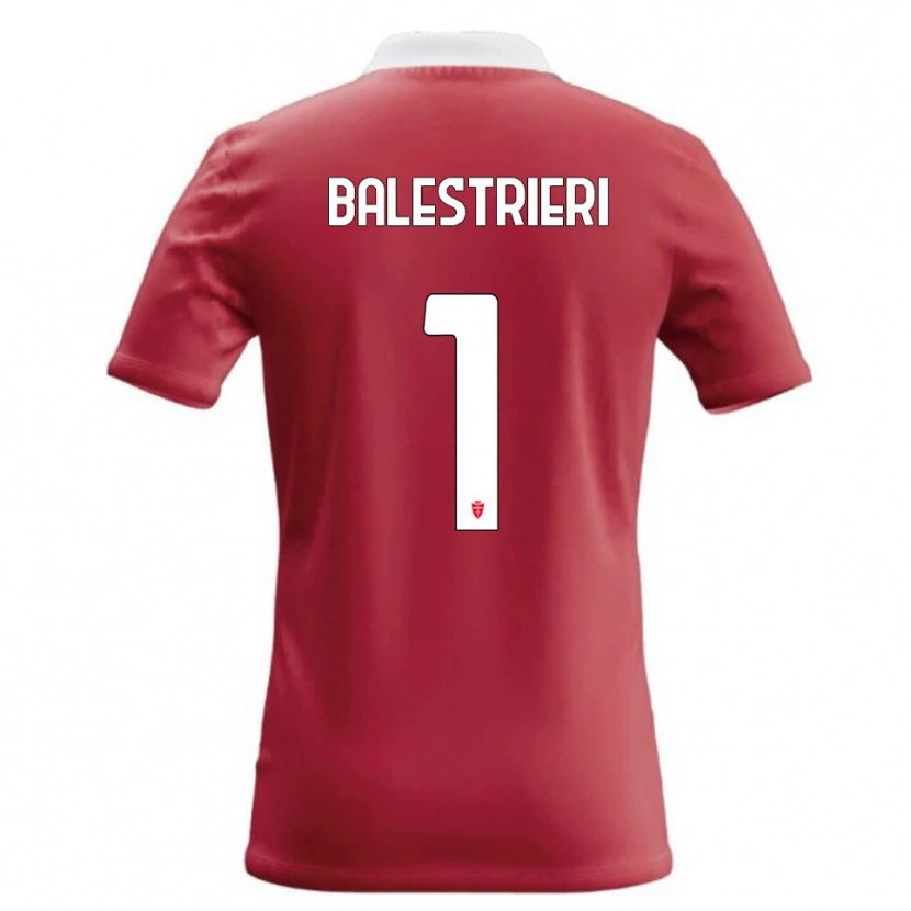 Danxen Damen Alessandro Balestrieri #1 Rot Weiß Heimtrikot Trikot 2026/27 T-Shirt