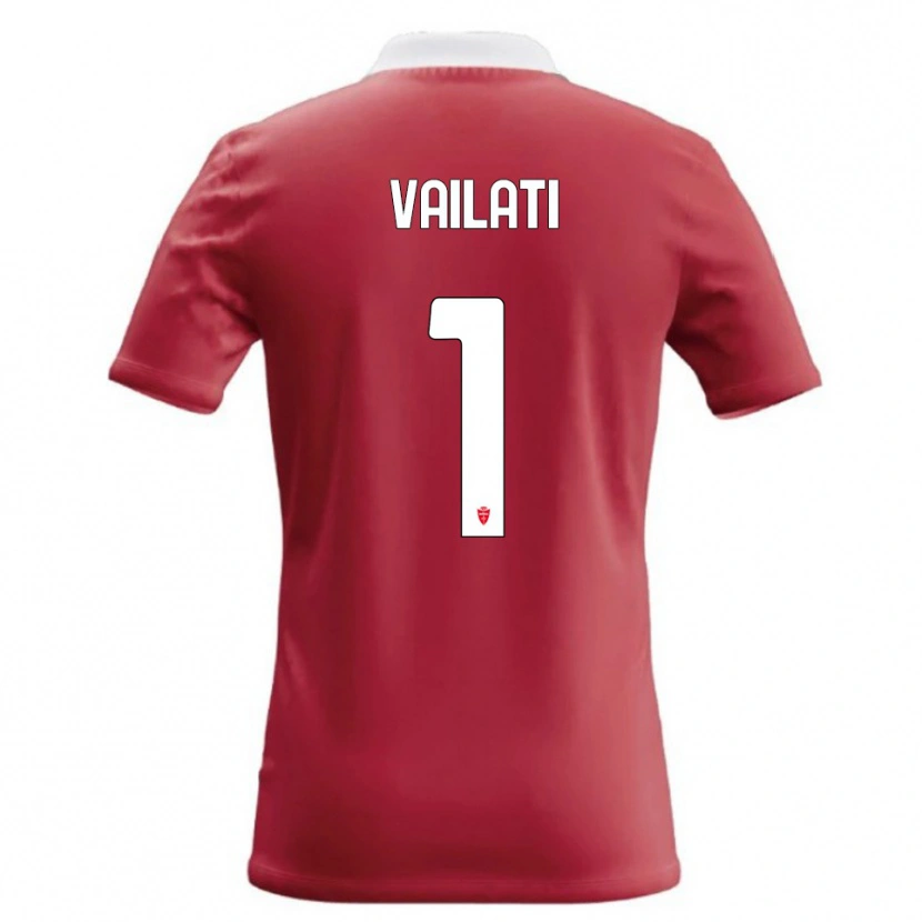 Danxen Damen Andrea Vailati #1 Rot Weiß Heimtrikot Trikot 2026/27 T-Shirt