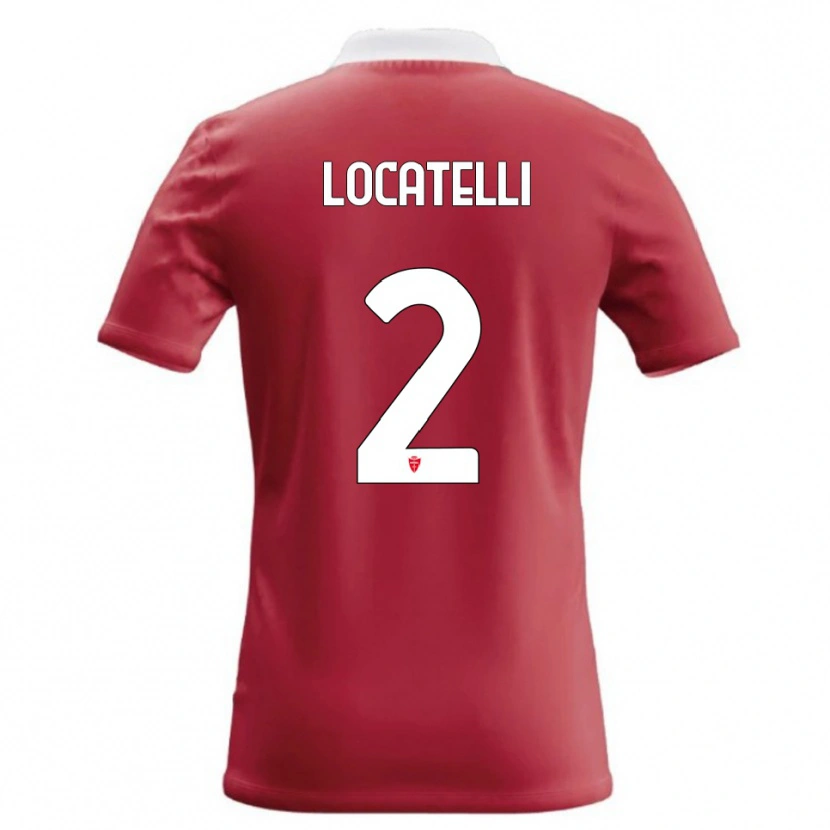 Danxen Damen Gabriel Locatelli #2 Rot Weiß Heimtrikot Trikot 2026/27 T-Shirt