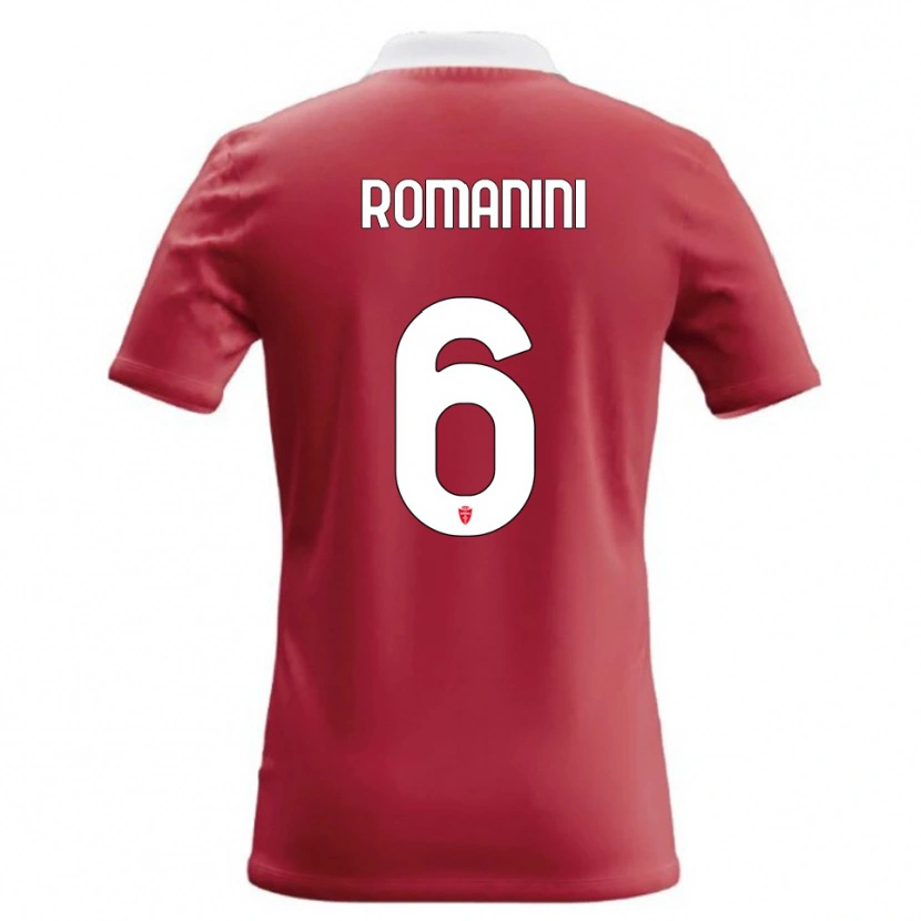 Danxen Damen Andrea Romanini #6 Rot Weiß Heimtrikot Trikot 2026/27 T-Shirt