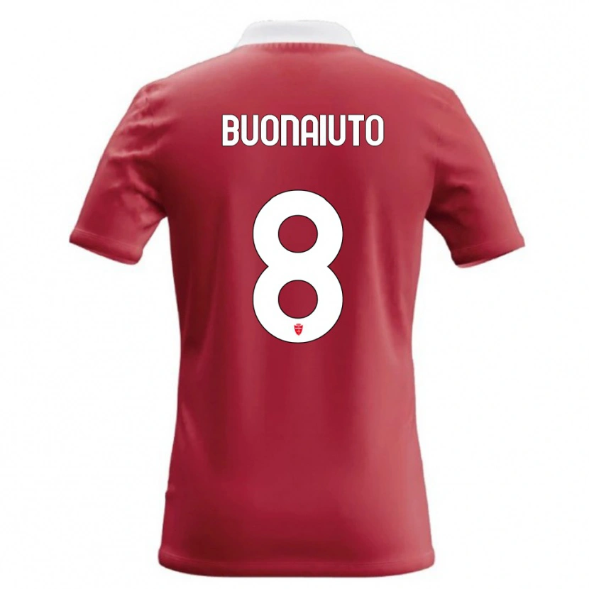 Danxen Damen Marco Buonaiuto #8 Rot Weiß Heimtrikot Trikot 2026/27 T-Shirt