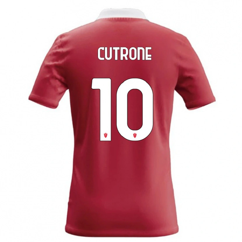 Danxen Damen Patrick Cutrone #10 Rot Weiß Heimtrikot Trikot 2026/27 T-Shirt