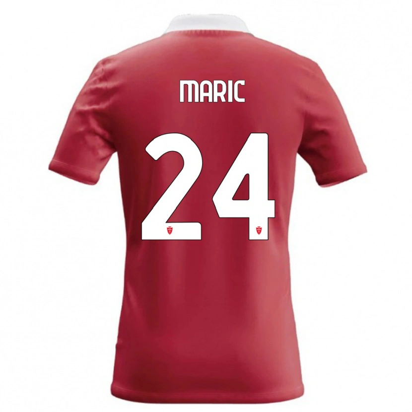 Danxen Damen Mirko Maric #24 Rot Weiß Heimtrikot Trikot 2026/27 T-Shirt