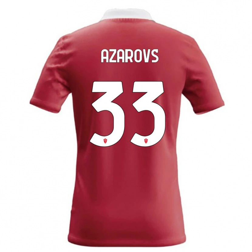 Danxen Damen Timurs Azarovs #33 Rot Weiß Heimtrikot Trikot 2026/27 T-Shirt