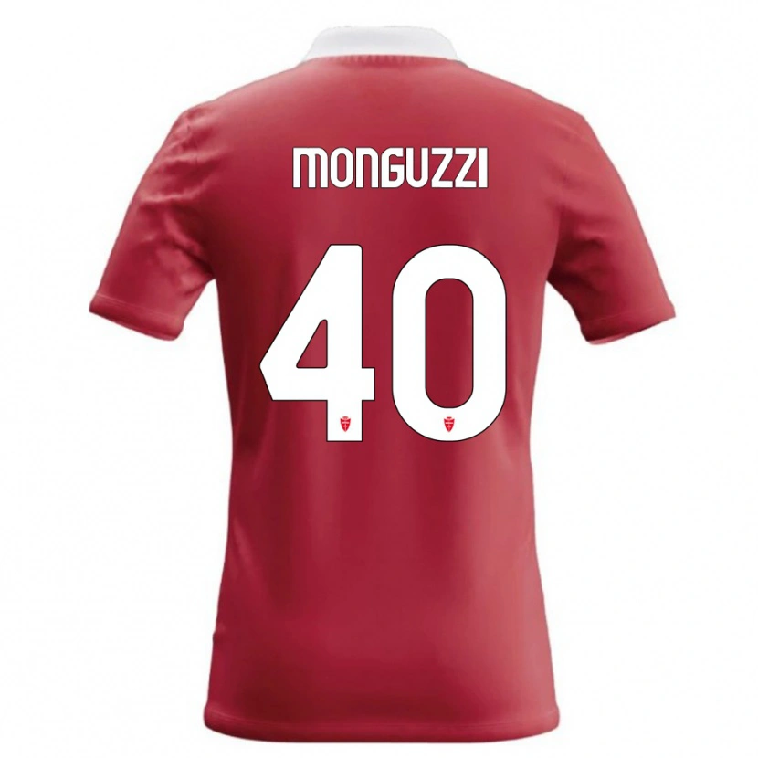 Danxen Damen Filippo Monguzzi #40 Rot Weiß Heimtrikot Trikot 2026/27 T-Shirt
