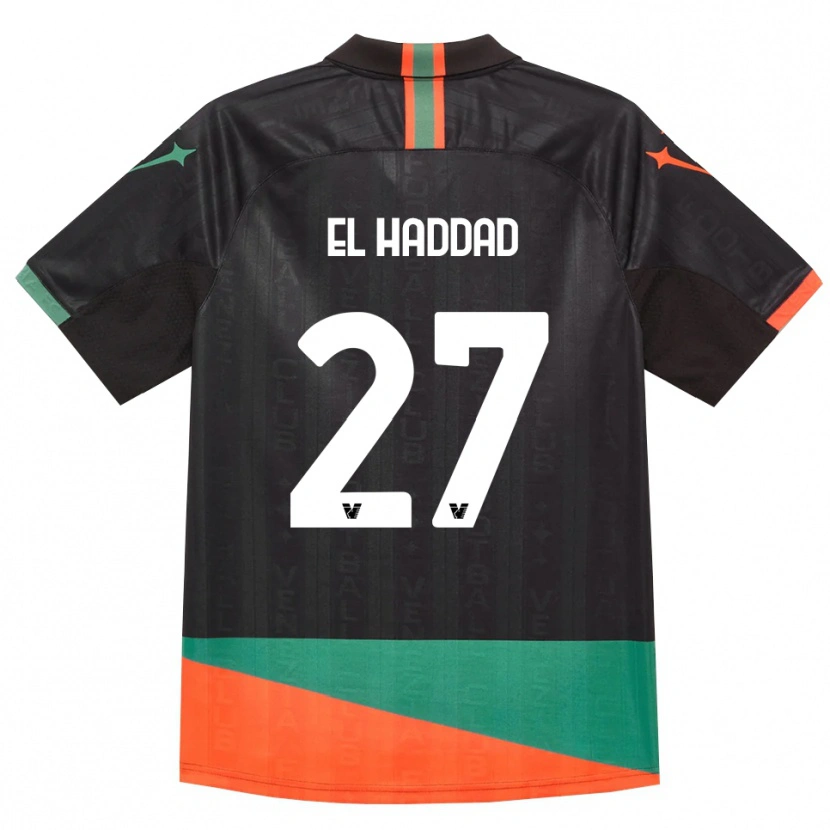 Danxen Damen Saad El Haddad #27 Schwarz Orange Grün Heimtrikot Trikot 2026/27 T-Shirt