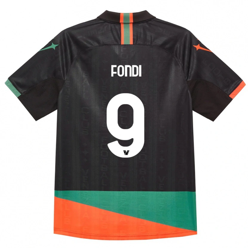 Danxen Damen Lapo Fondi #9 Schwarz Orange Grün Heimtrikot Trikot 2026/27 T-Shirt
