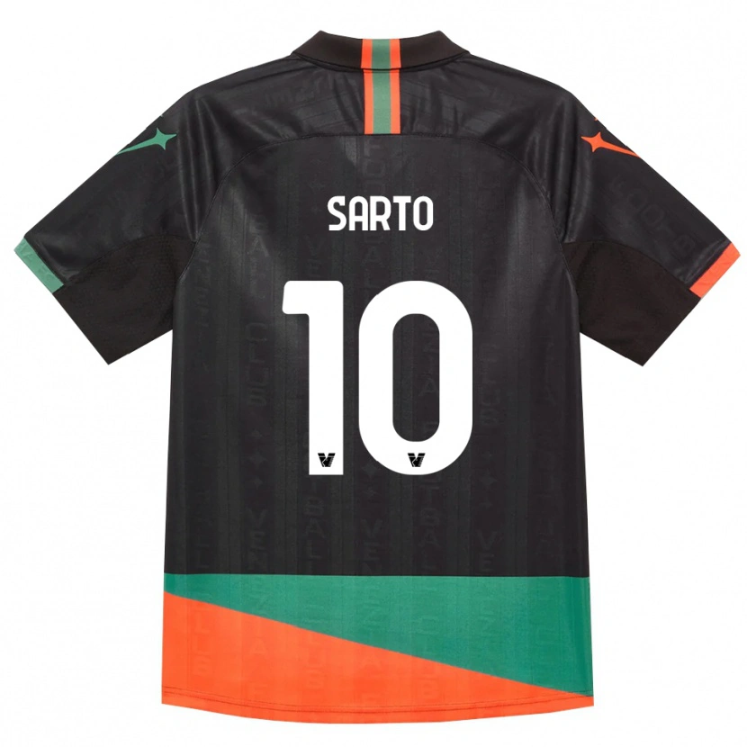 Danxen Damen Gabriel Sarto #10 Schwarz Orange Grün Heimtrikot Trikot 2026/27 T-Shirt