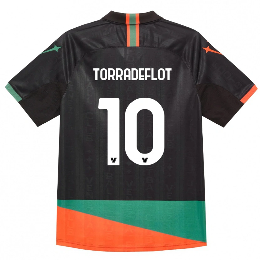 Danxen Damen Queral Torradeflot #10 Schwarz Orange Grün Heimtrikot Trikot 2026/27 T-Shirt