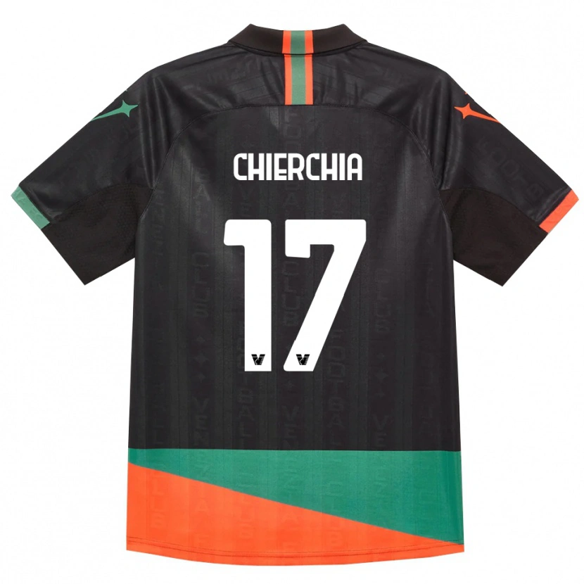 Danxen Damen Chiara Chierchia #17 Schwarz Orange Grün Heimtrikot Trikot 2026/27 T-Shirt