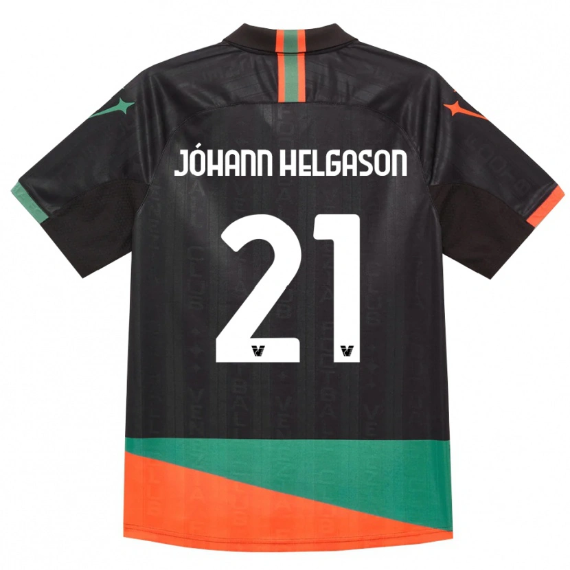 Danxen Damen Thórir Jóhann Helgason #21 Schwarz Orange Grün Heimtrikot Trikot 2026/27 T-Shirt