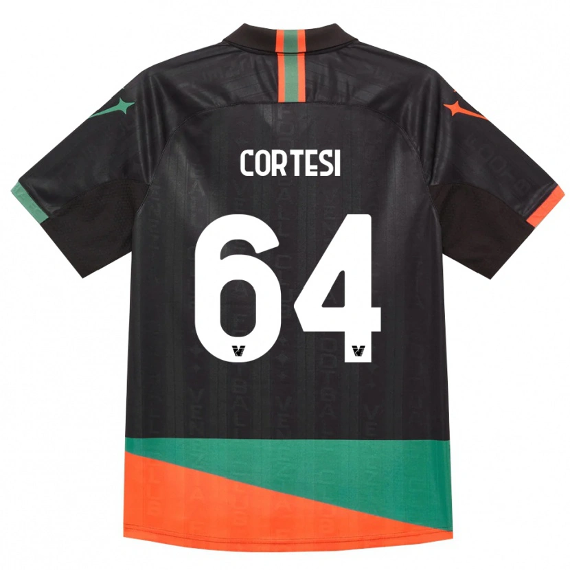 Danxen Damen Serena Cortesi #64 Schwarz Orange Grün Heimtrikot Trikot 2026/27 T-Shirt