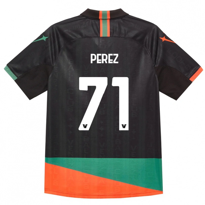 Danxen Damen Kike Pérez #71 Schwarz Orange Grün Heimtrikot Trikot 2026/27 T-Shirt