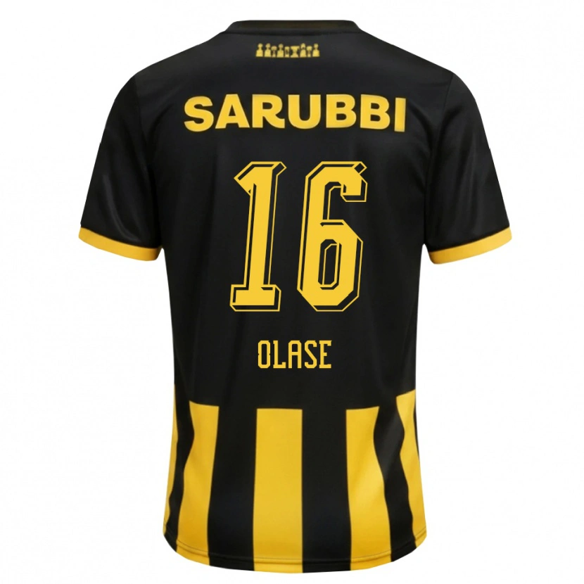 Danxen Damen Tomás Olase #16 Schwarz Gelb Heimtrikot Trikot 2026/27 T-Shirt