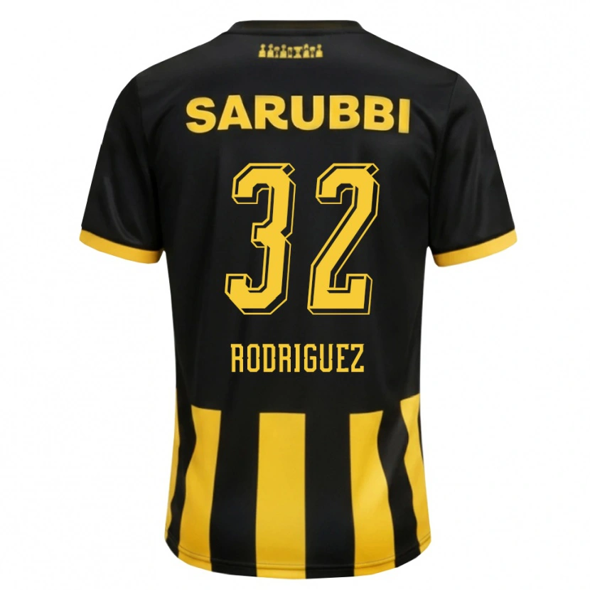 Danxen Damen Randall Rodríguez #32 Schwarz Gelb Heimtrikot Trikot 2026/27 T-Shirt