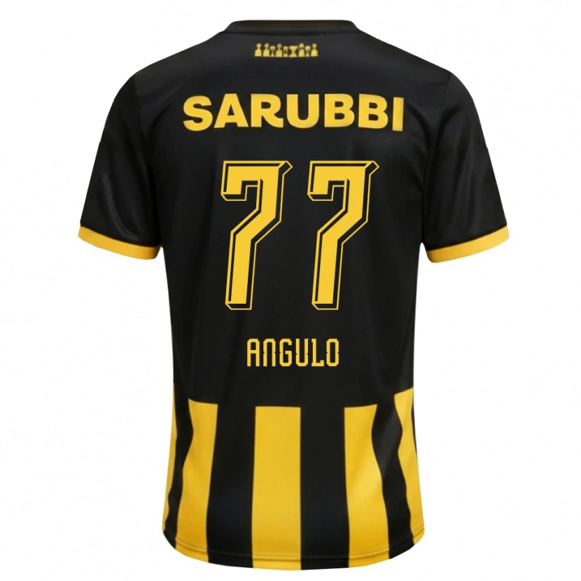 Danxen Damen Luis Angulo #77 Schwarz Gelb Heimtrikot Trikot 2026/27 T-Shirt