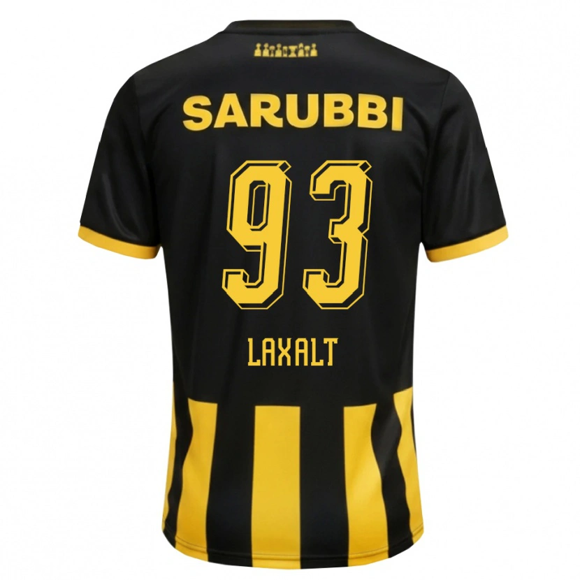 Danxen Damen Diego Laxalt #93 Schwarz Gelb Heimtrikot Trikot 2026/27 T-Shirt