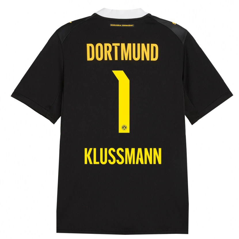 Danxen Damen Leon Klußmann #1 Schwarz Rot Gelb Auswärtstrikot Trikot 2026/27 T-Shirt