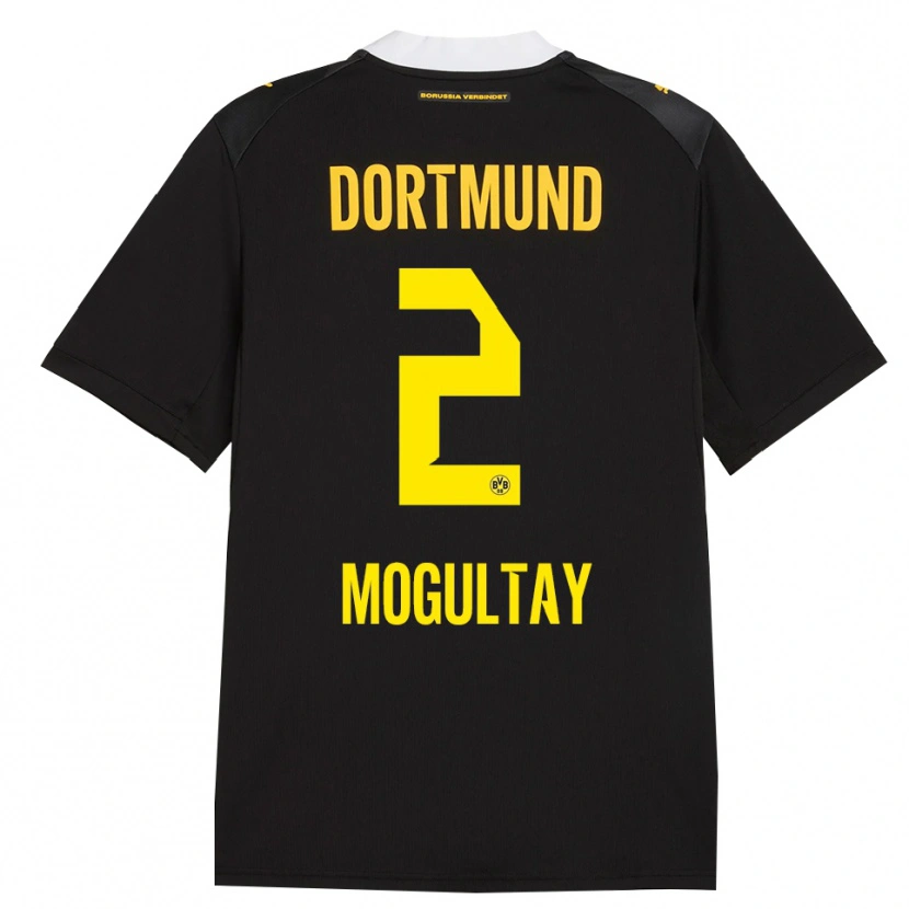 Danxen Damen Baran Mogultay #2 Schwarz Rot Gelb Auswärtstrikot Trikot 2026/27 T-Shirt