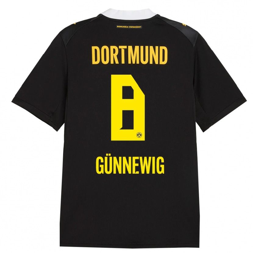 Danxen Damen Noreen Günnewig #8 Schwarz Rot Gelb Auswärtstrikot Trikot 2026/27 T-Shirt