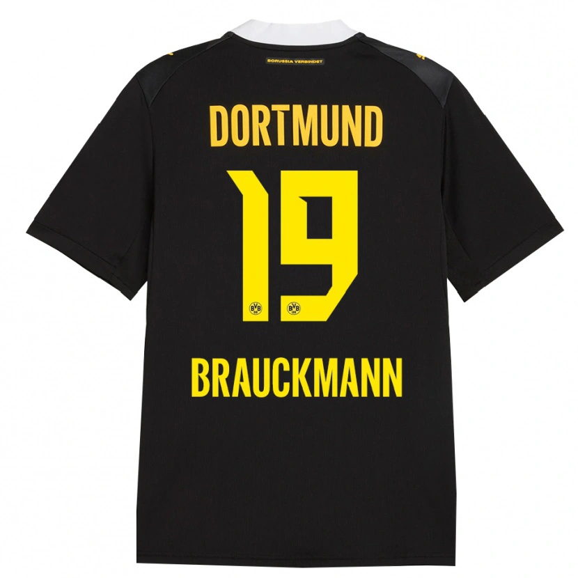 Danxen Damen Mats Brauckmann #19 Schwarz Rot Gelb Auswärtstrikot Trikot 2026/27 T-Shirt